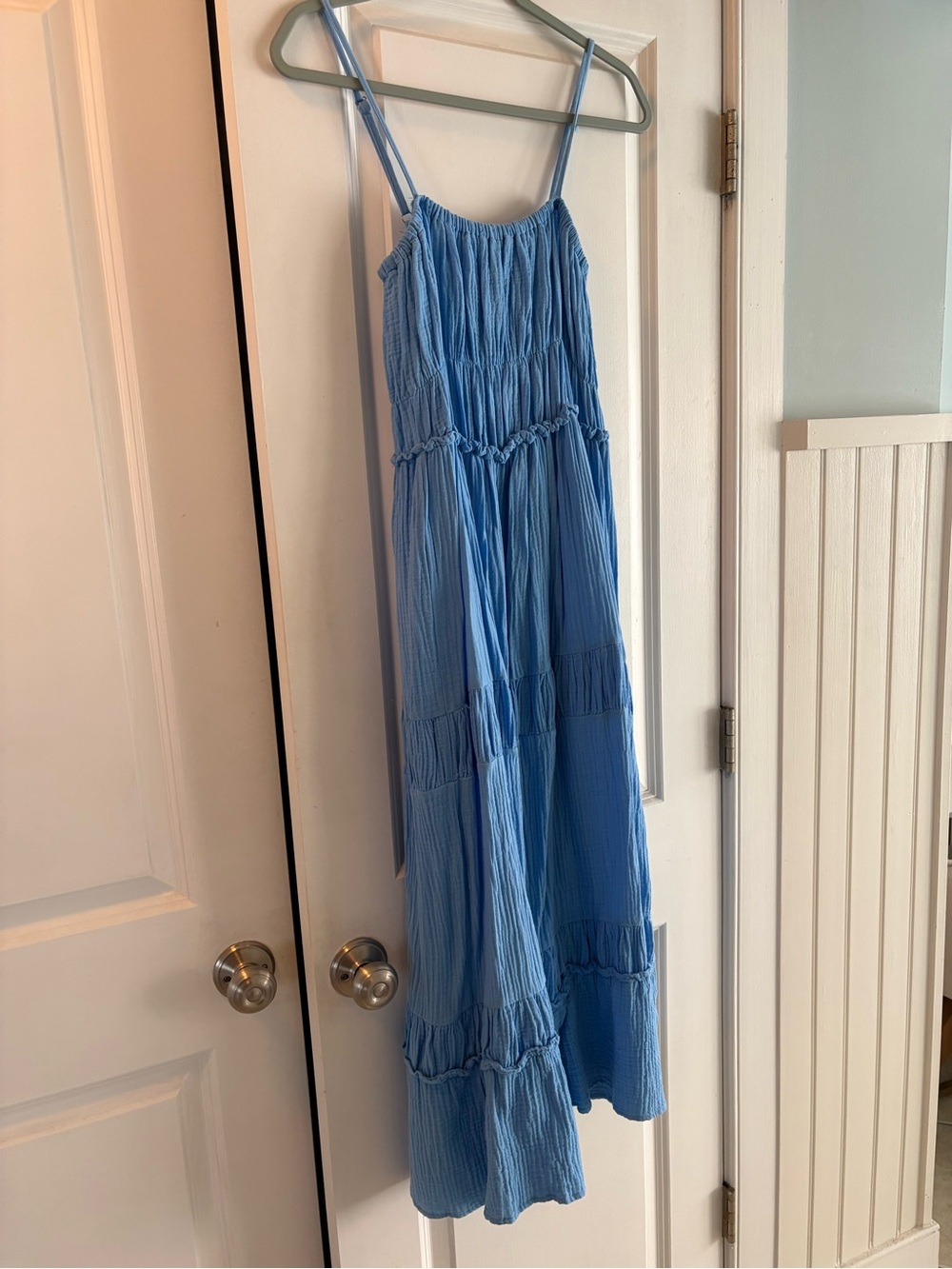 Women’s Ocean Driv Blue Tiered Summer Dress